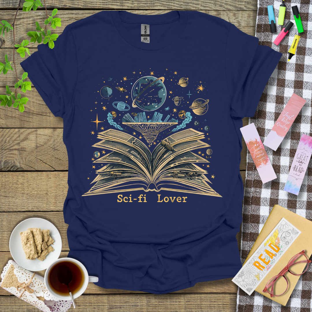 Sci-fi Lover Theme Graphic T Shirt