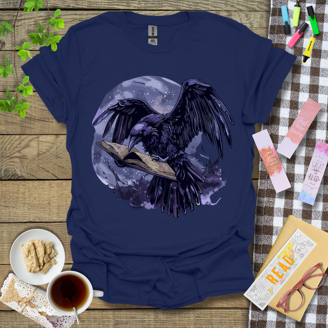 Reading Crow Graphic T Shirt