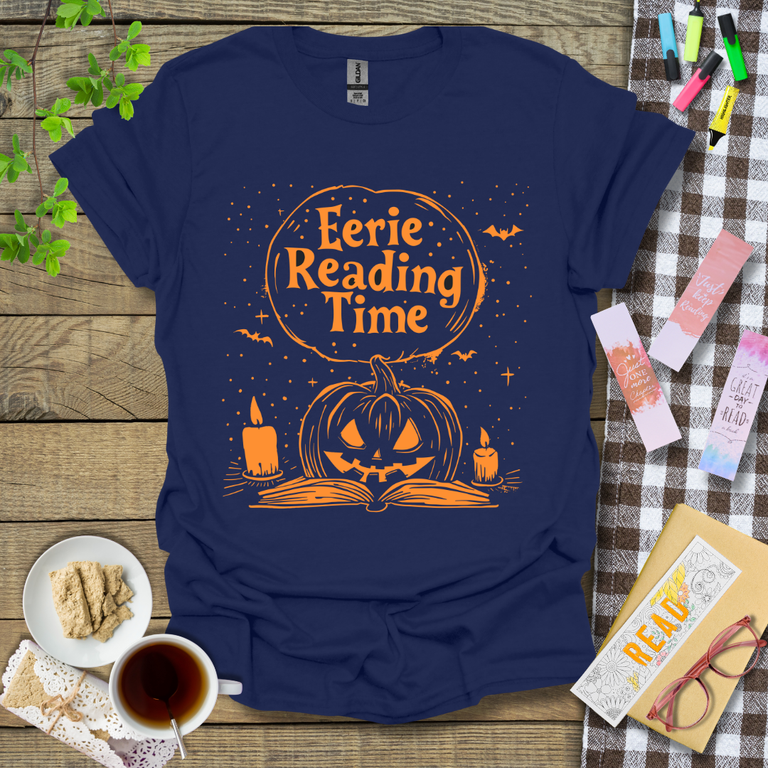Eerie Reading Time Graphic T Shirt