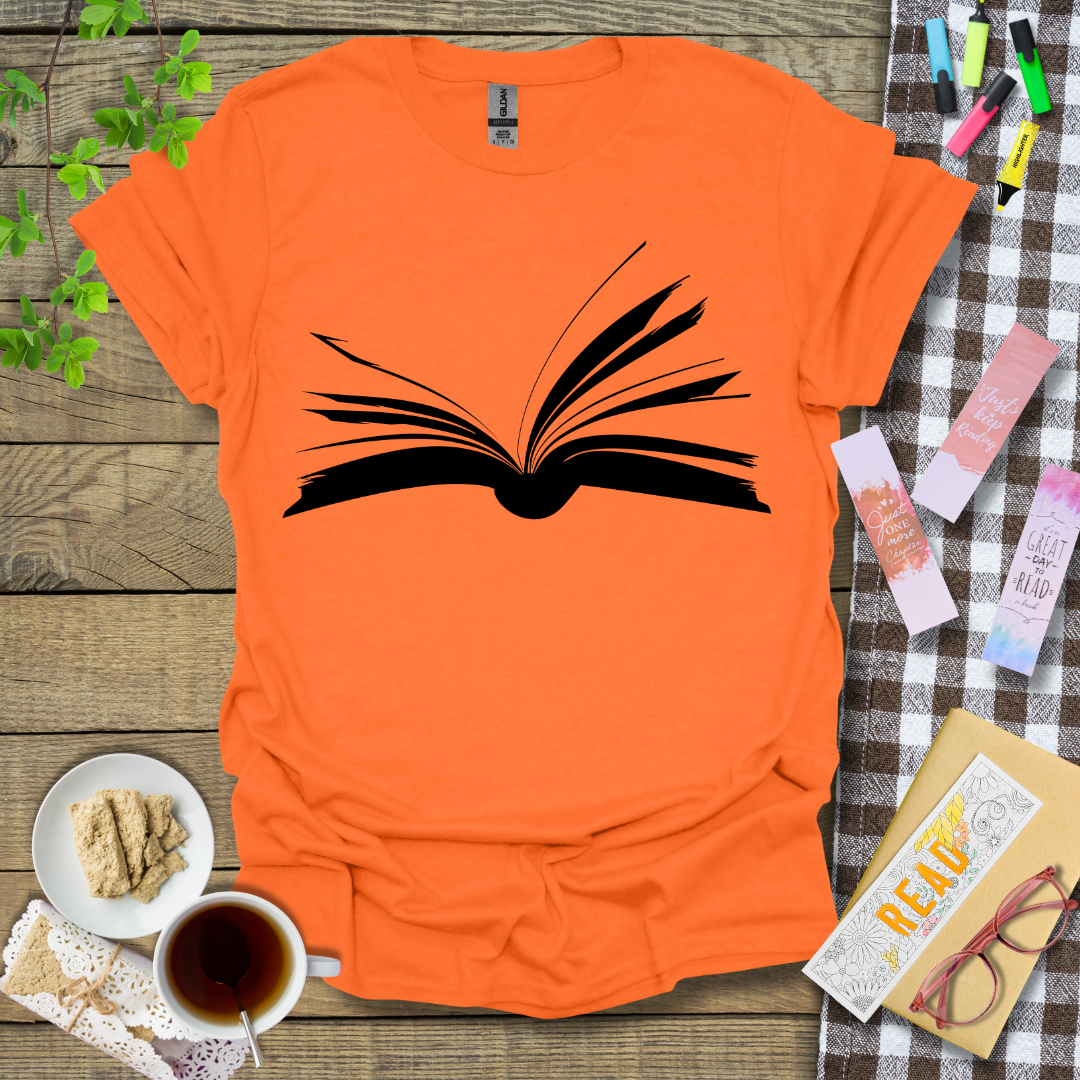 Flipping Pages Graphic T Shirt