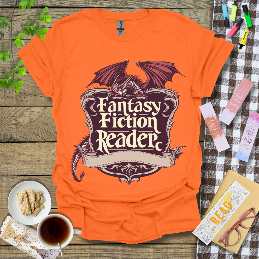 Fantasy Fiction Reader Graphic T Shirt