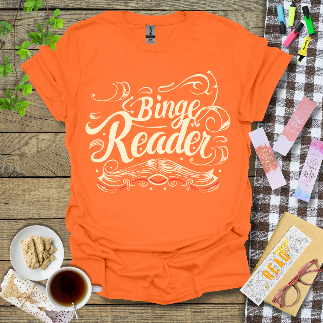 Binge Reader Graphic T Shirt