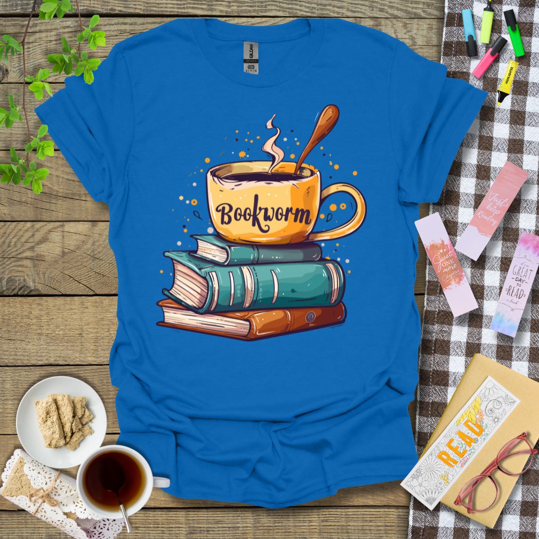 Bookworm Graphic T Shirt