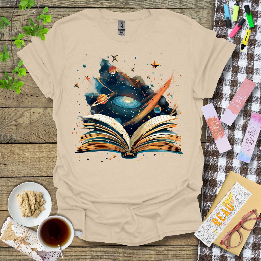Space Theme Science Fiction Graphic T Shirt