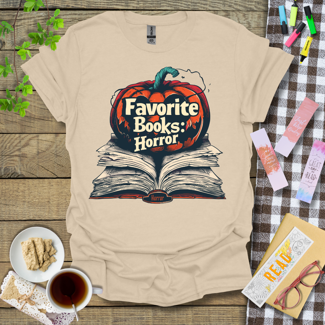 Favorite Books Horror Graphic T Shirt