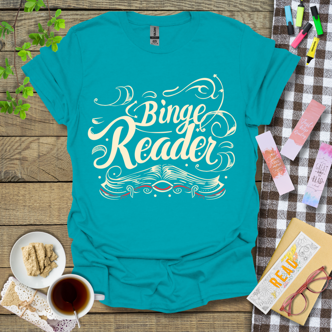 Binge Reader Graphic T Shirt