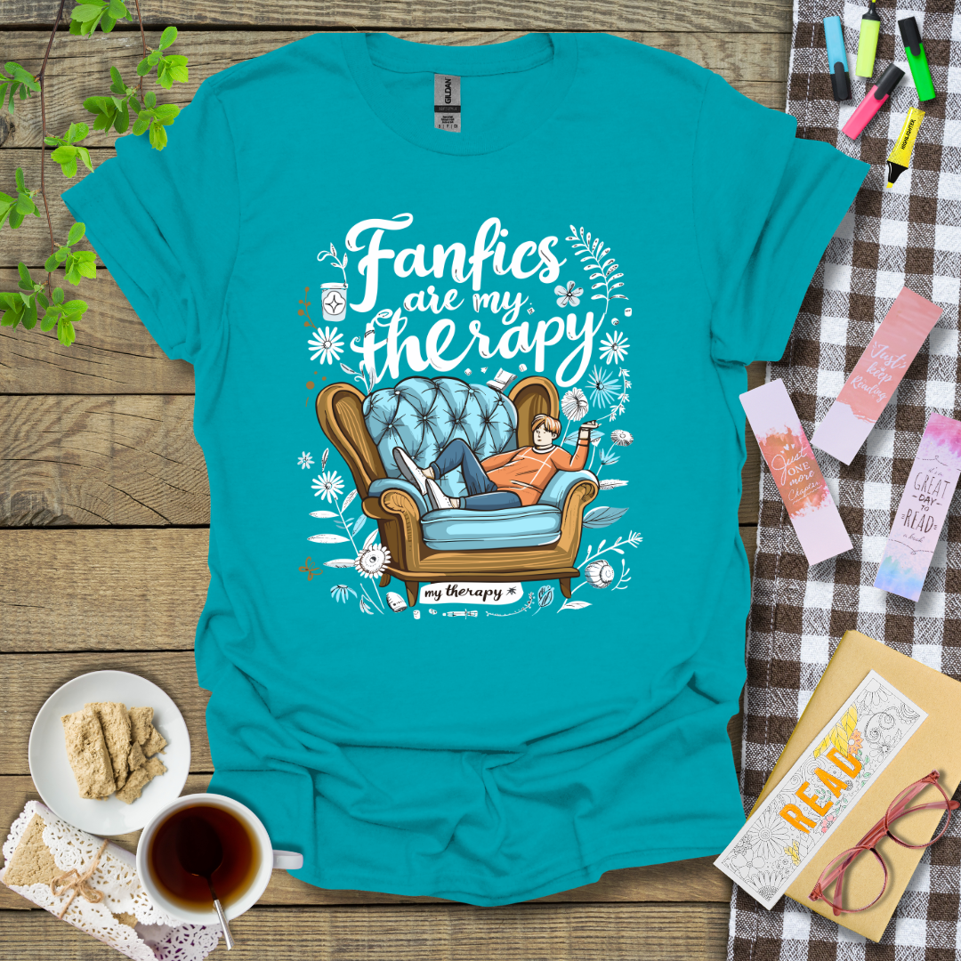 Fanfics are my therapy Graphic T Shirt