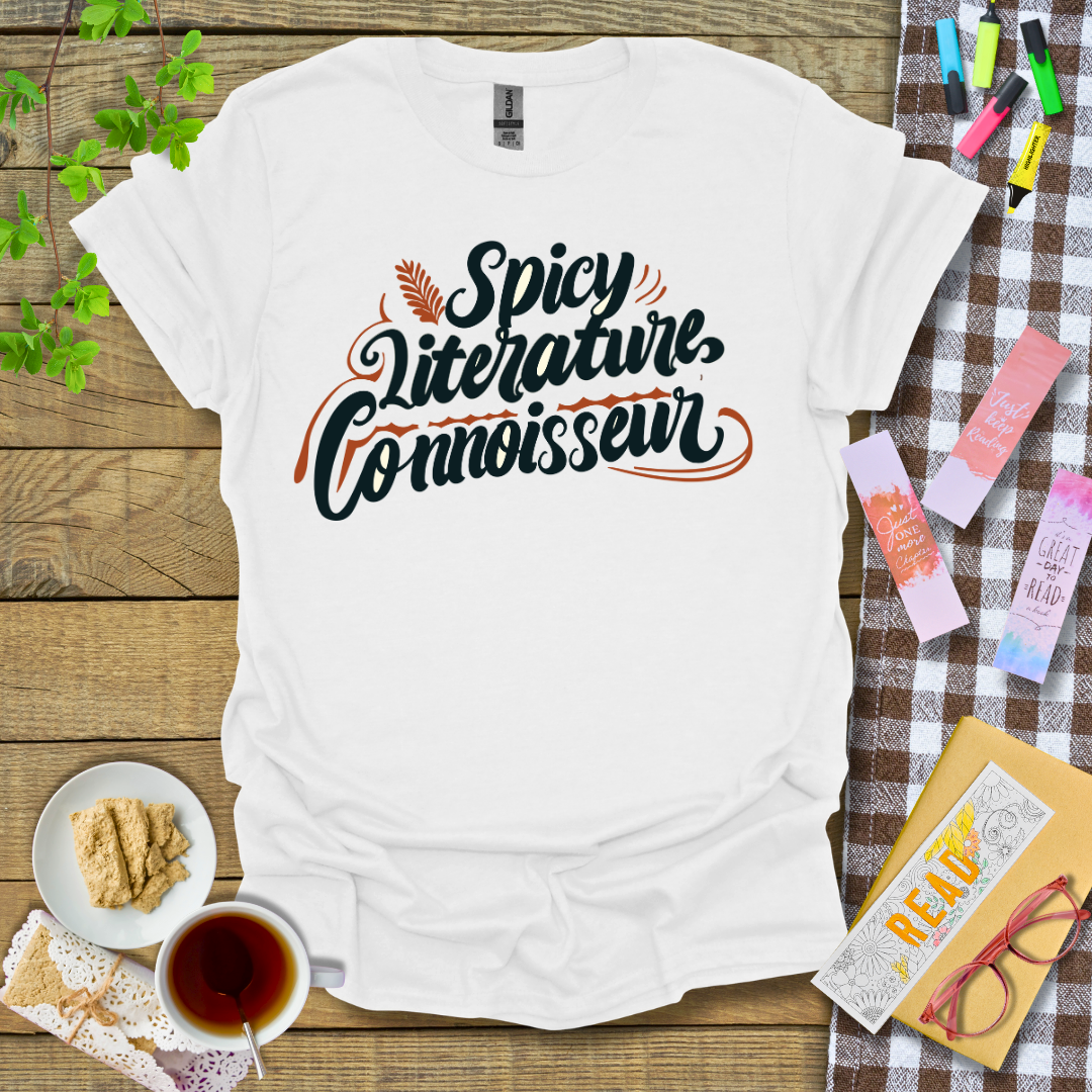 Spicy Literature Connoisseur Graphic T Shirt