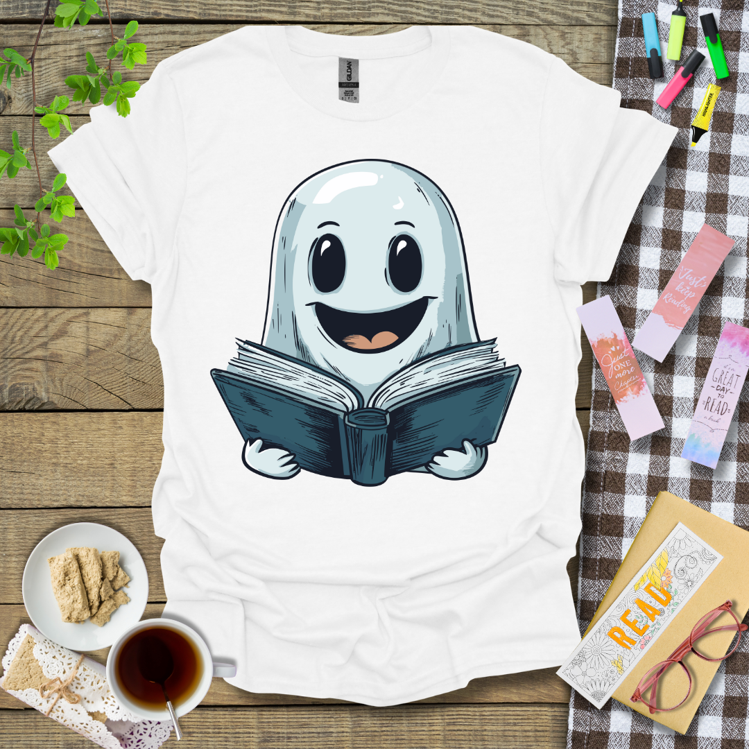 Reading Ghost Graphic T Shirt