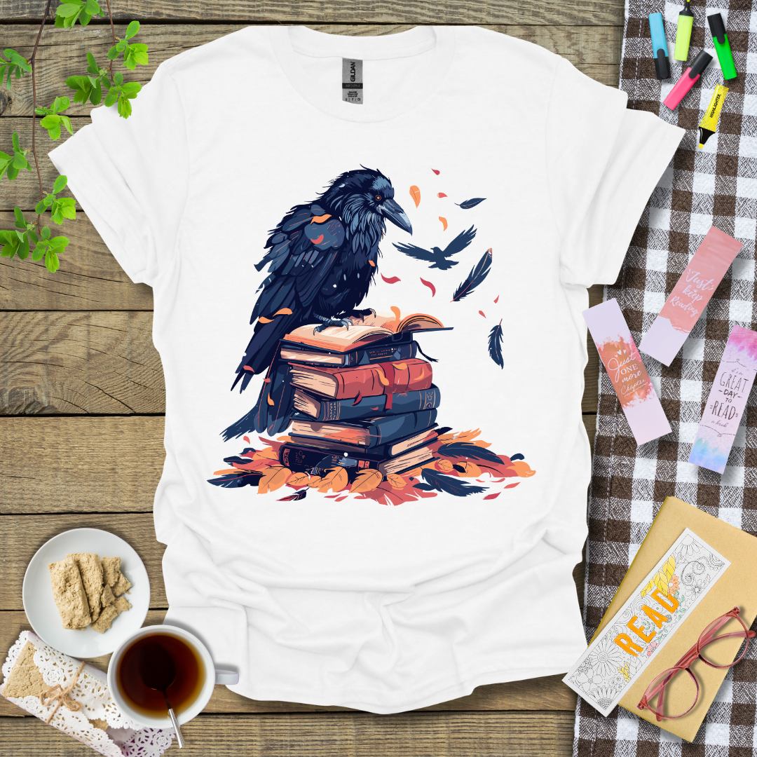 Intelligent Raven Graphic T Shirt
