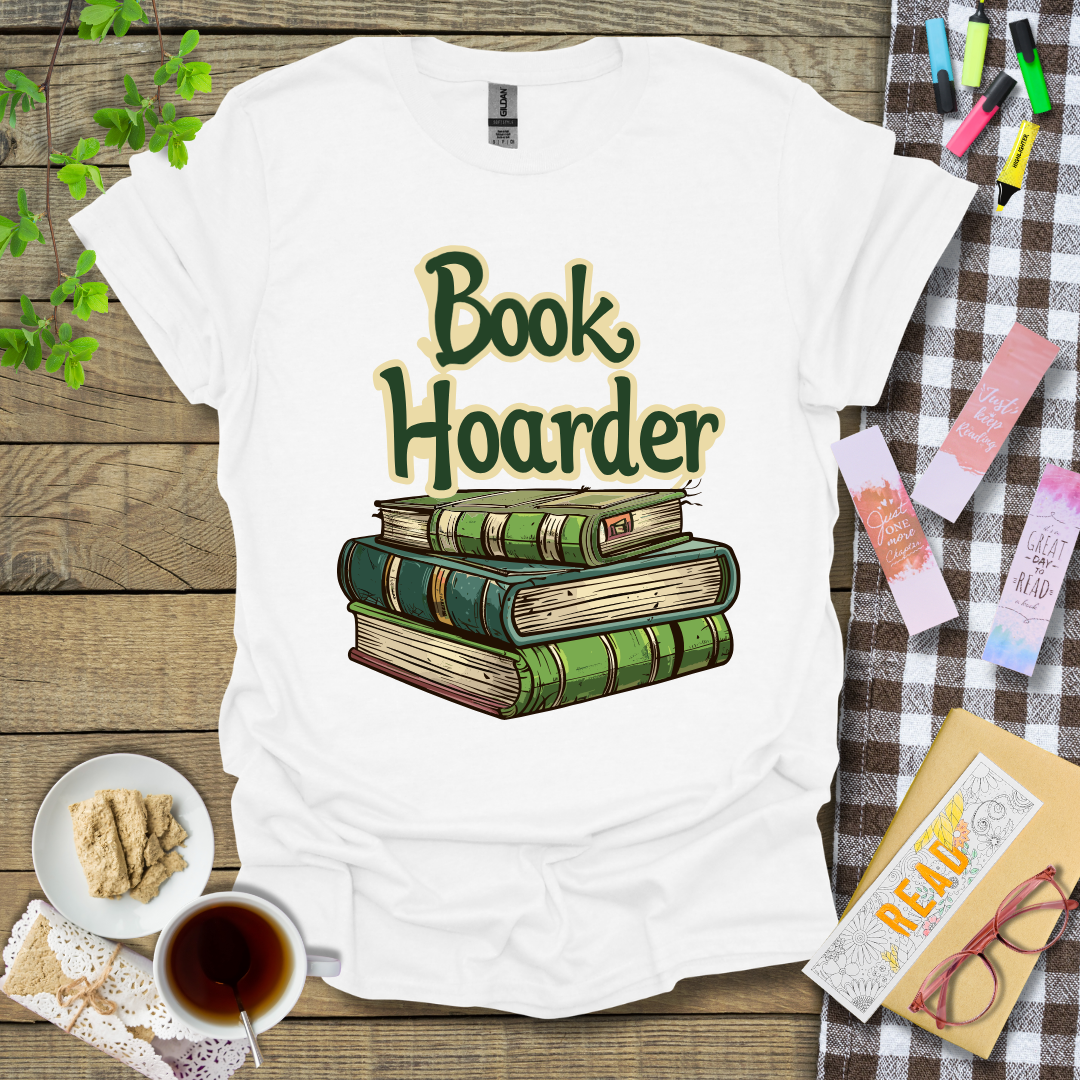 Book Hoarder Graphic T Shirt