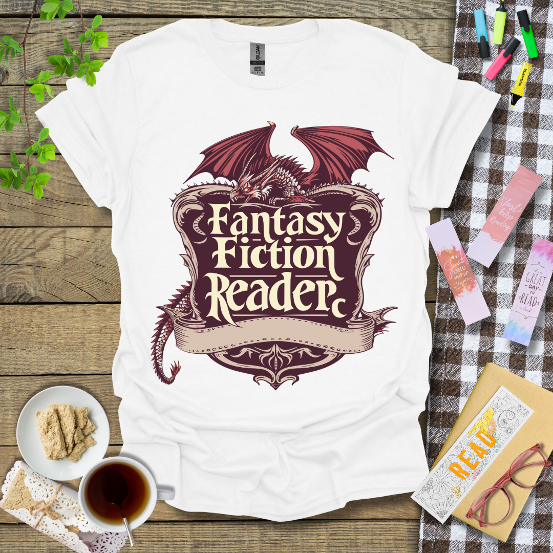Fantasy Fiction Reader Graphic T Shirt