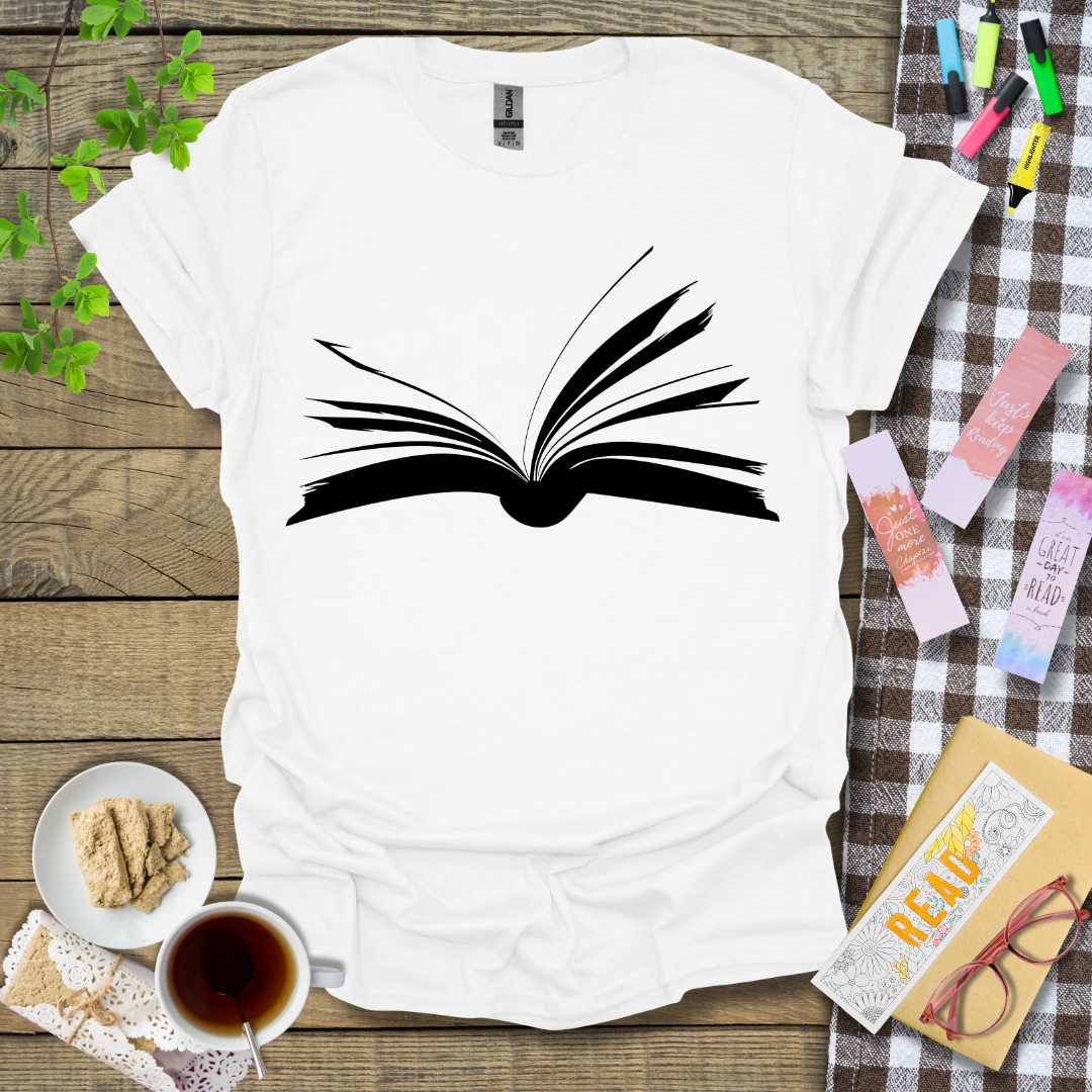 Flipping Pages Graphic T Shirt