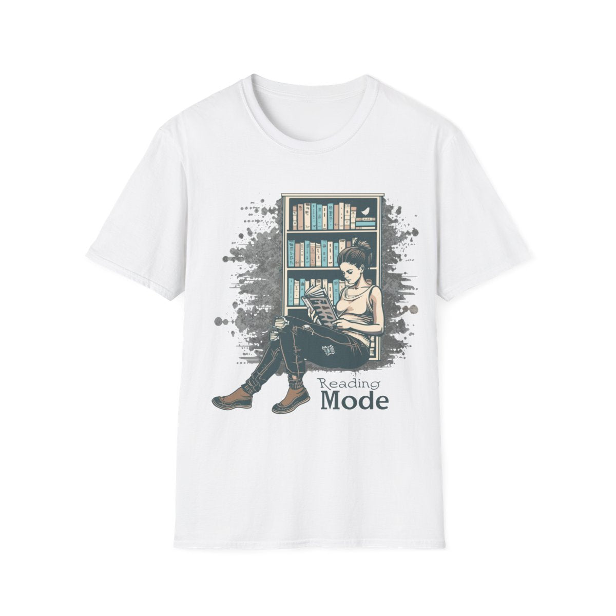 Reading Mode Graphic T Shirt
