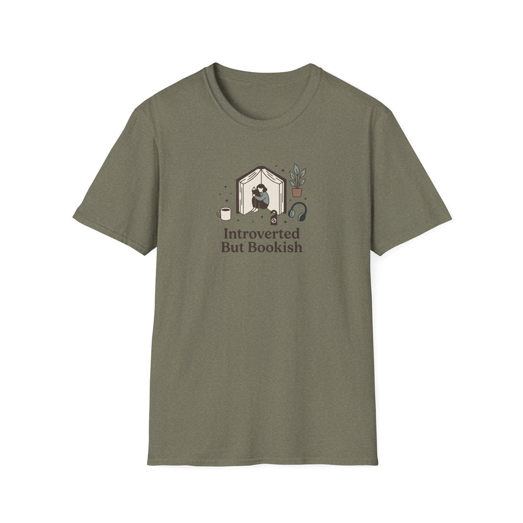 Introverted Bookish T Shirt