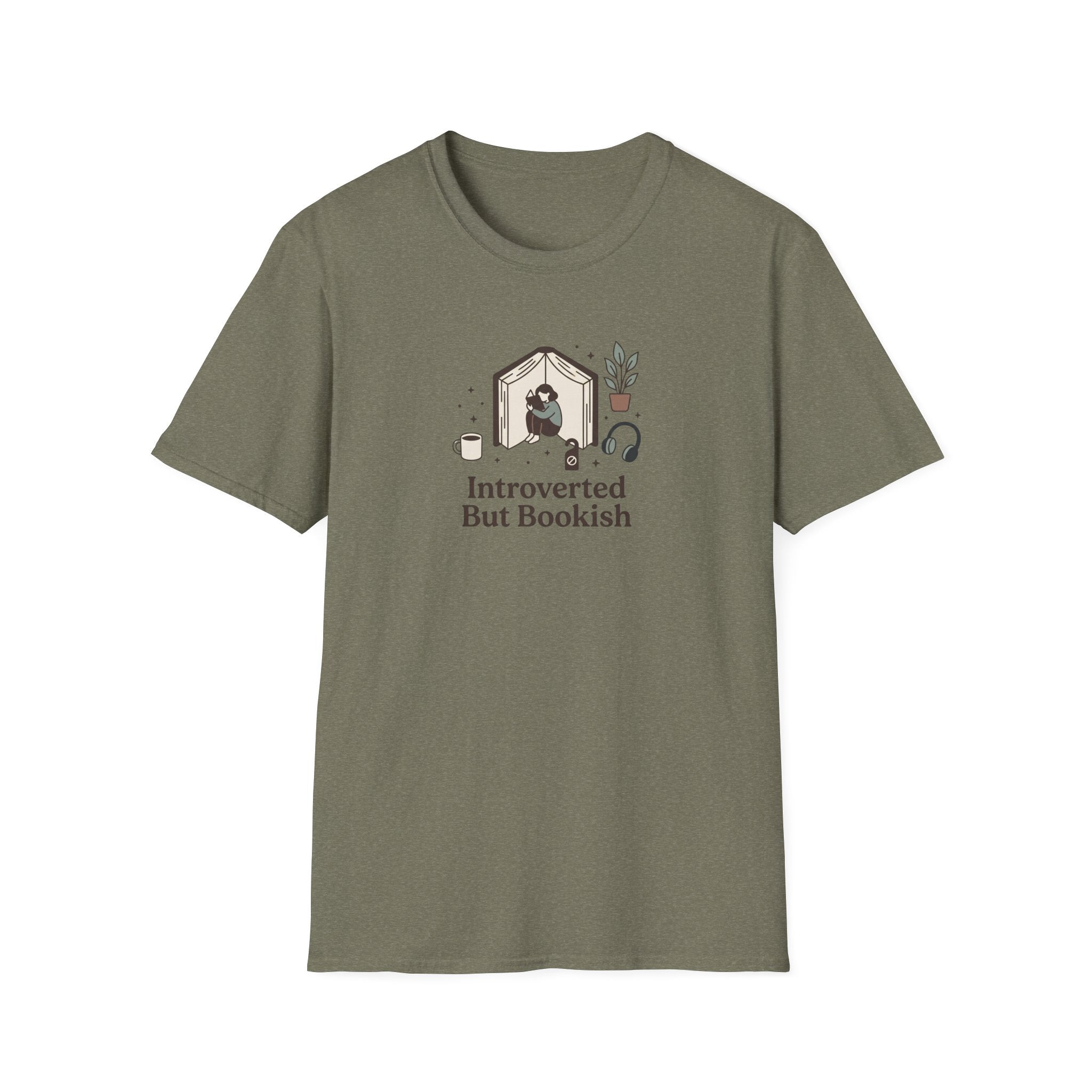 Introverted Bookish T Shirt