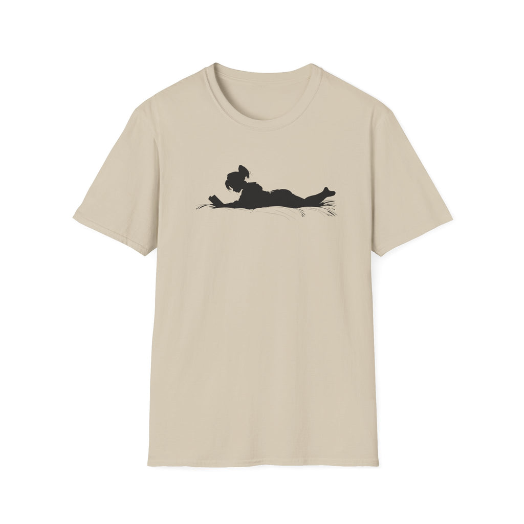Female Silhouette Reading T Shirt