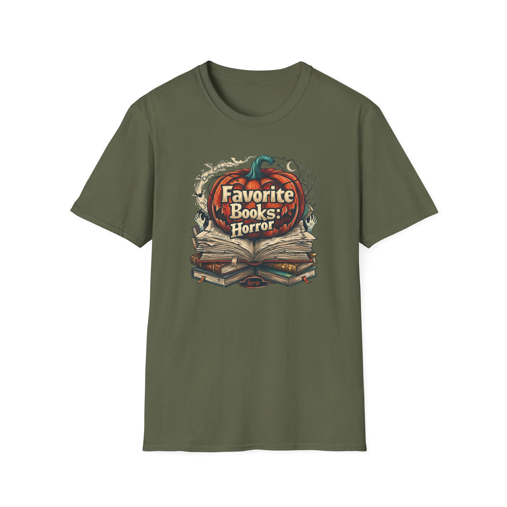 Favorite Book is Horror T Shirt
