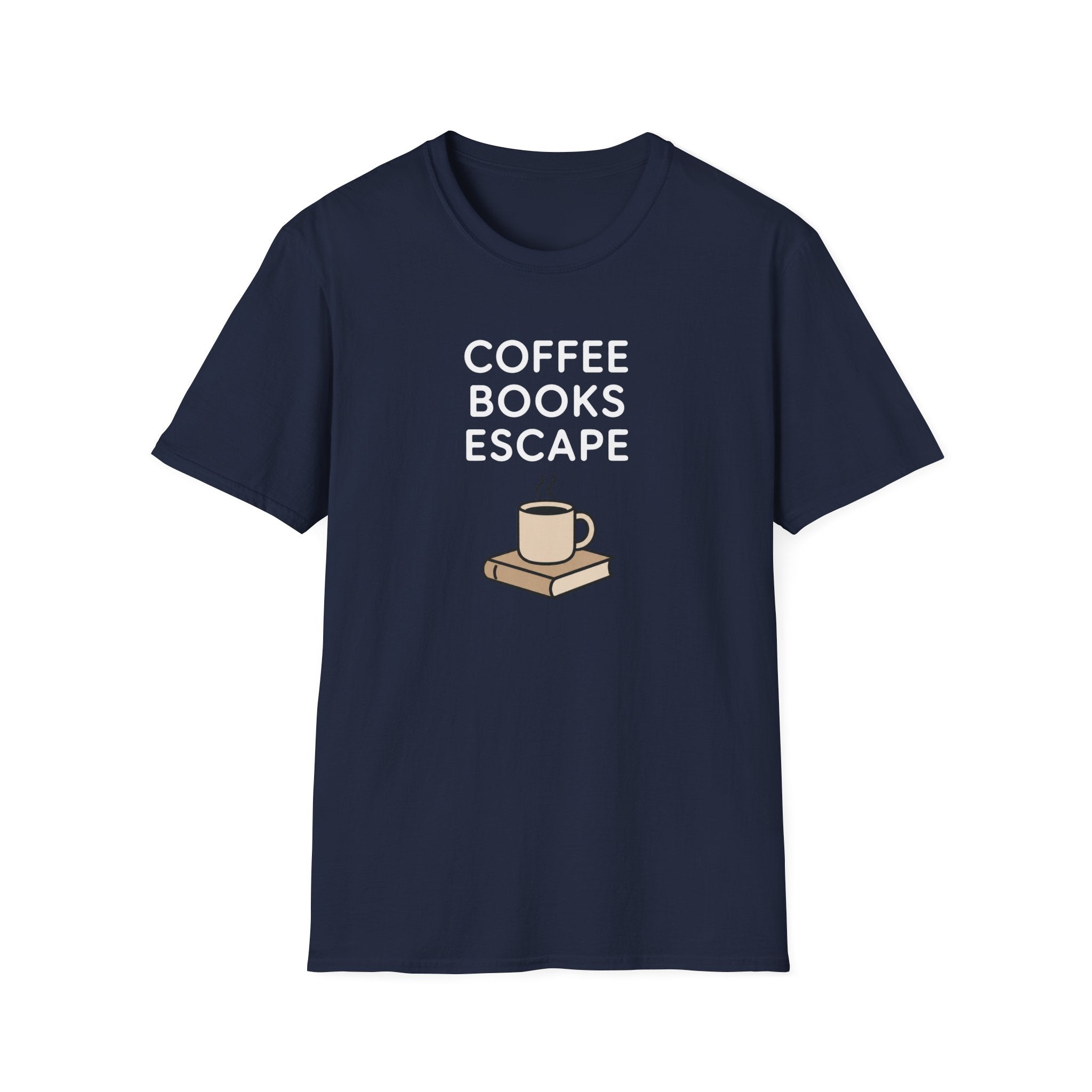Coffee Books Escape T Shirt
