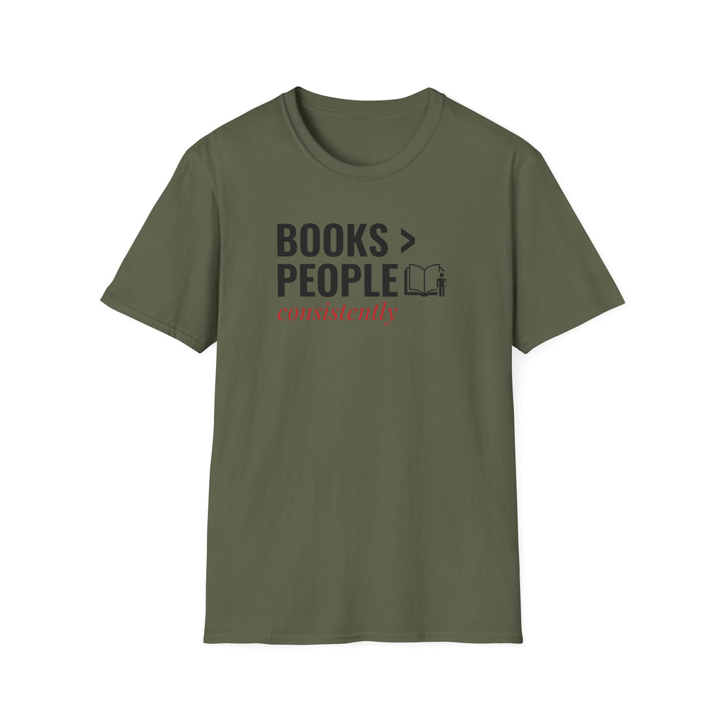 Books Over People T Shirt