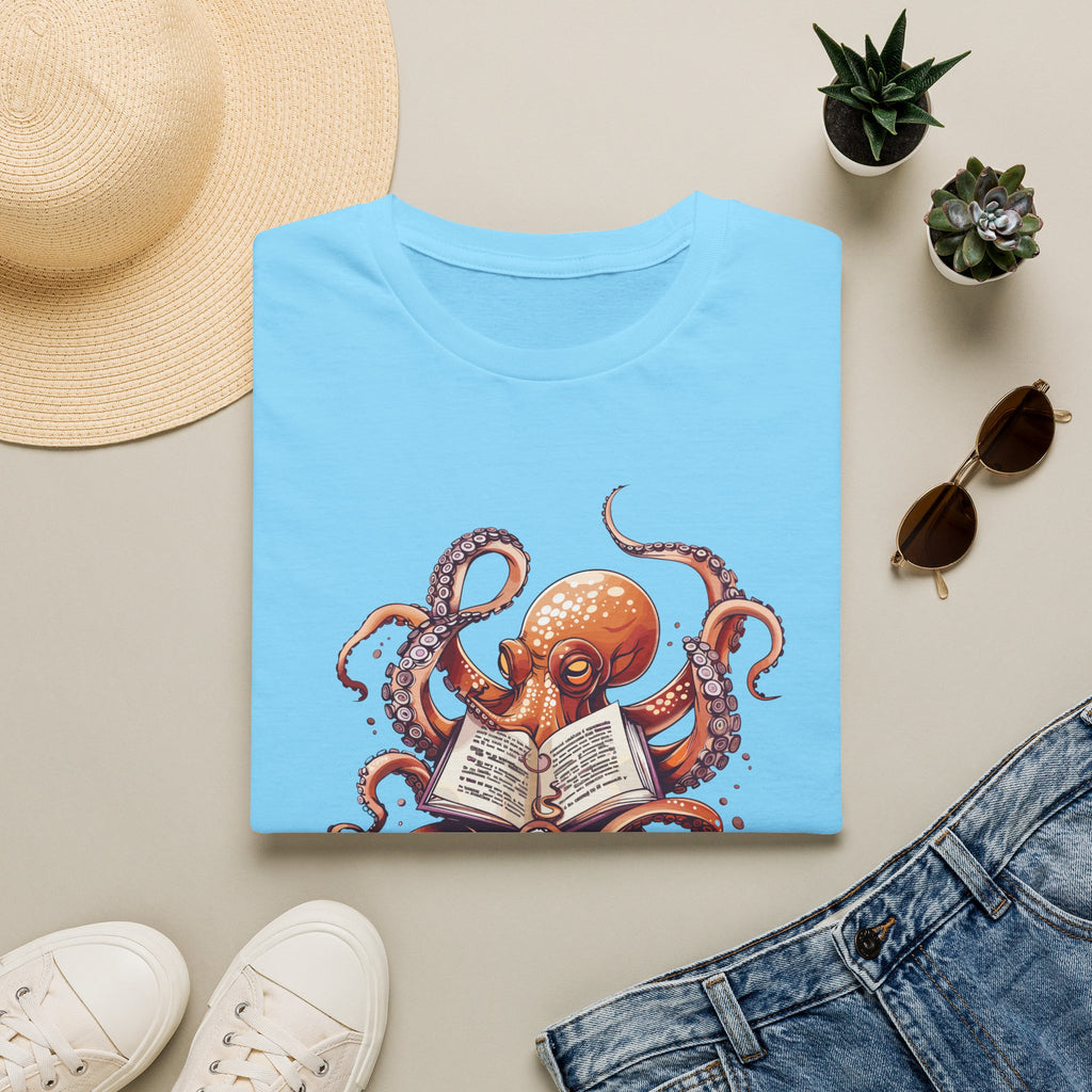 Reading Octopus T Shirt