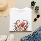 Reading Octopus T Shirt