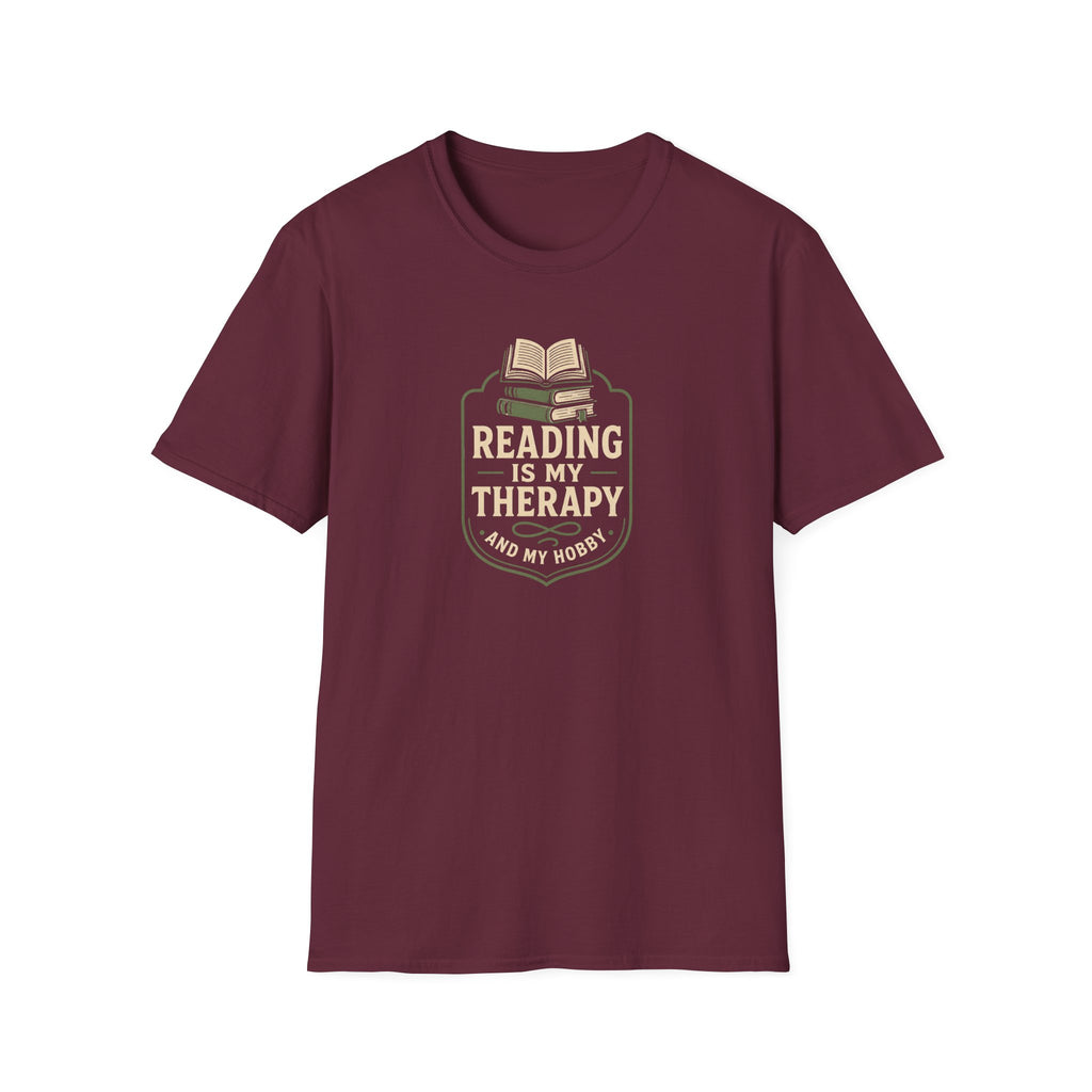 Reading Is My Therapy T Shirt