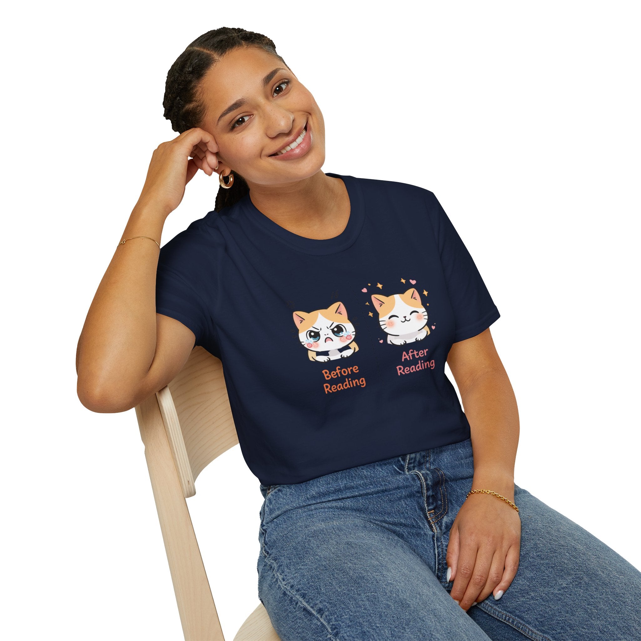 Before-After Reading T Shirt