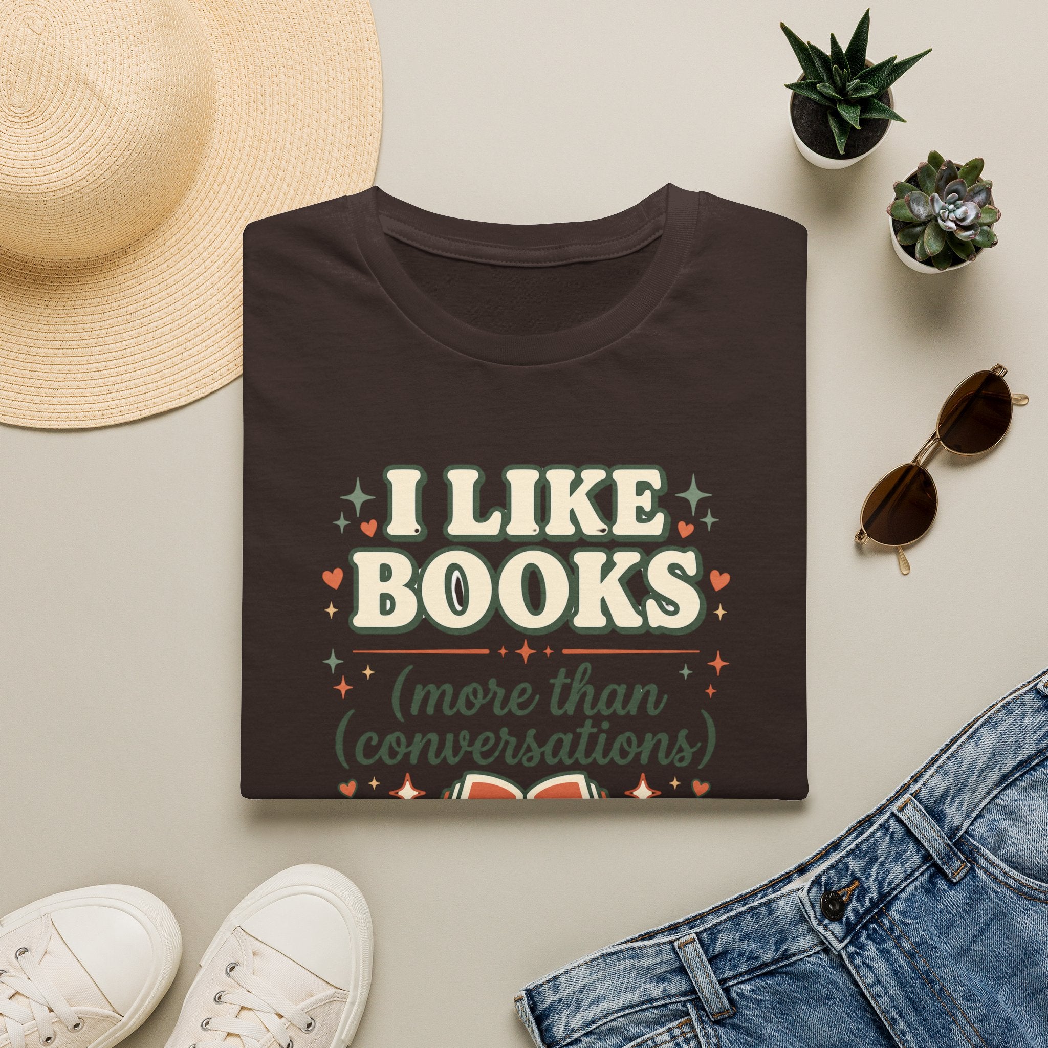 I Like Books T Shirt