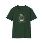 Eat Sleep Read Repeat T Shirt