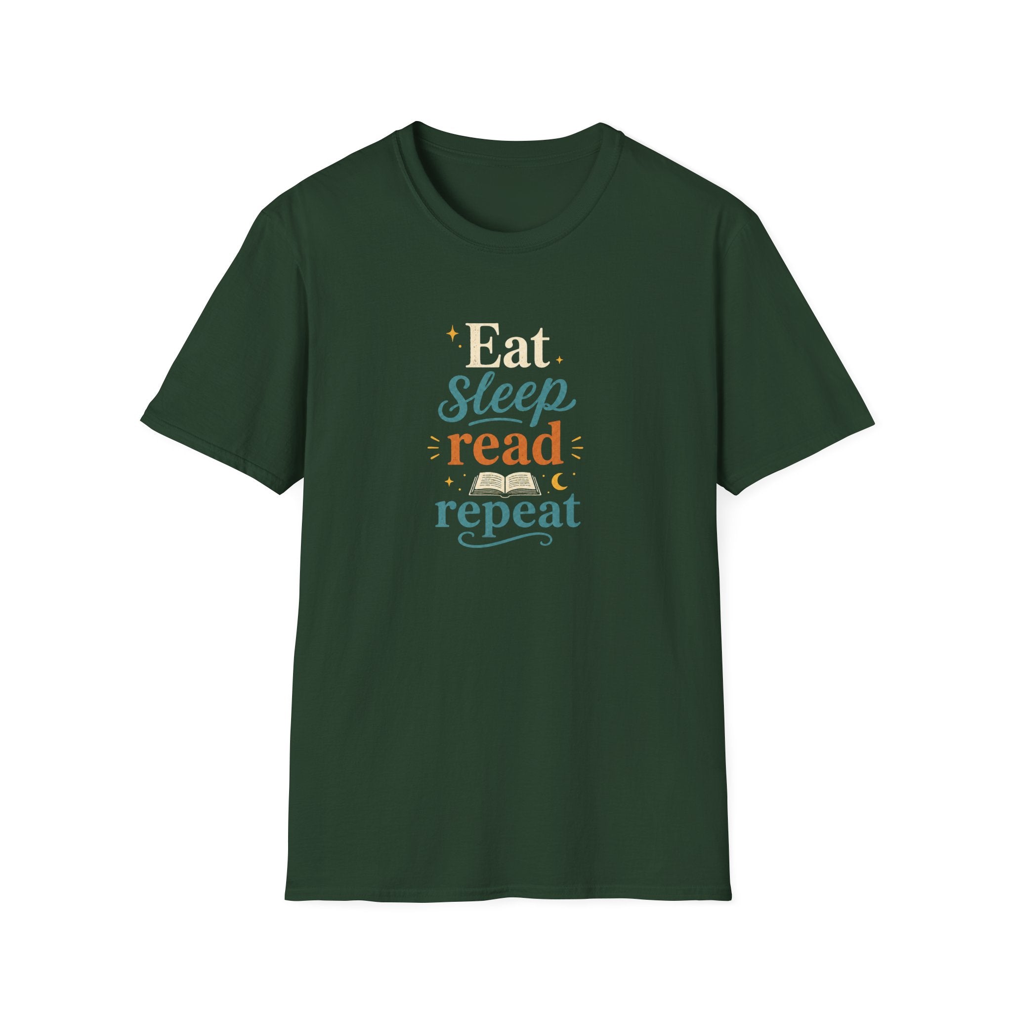 Eat Sleep Read Repeat T Shirt