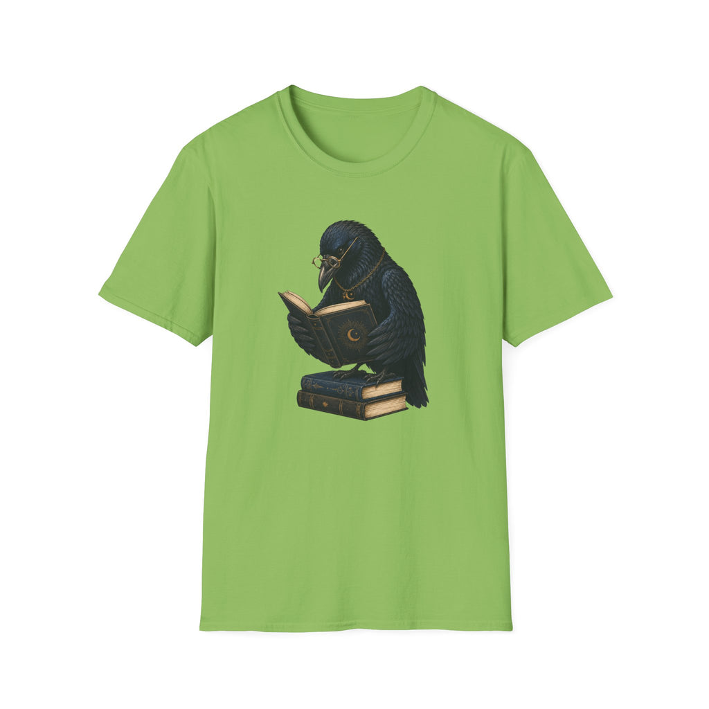 Crow Reading T Shirt
