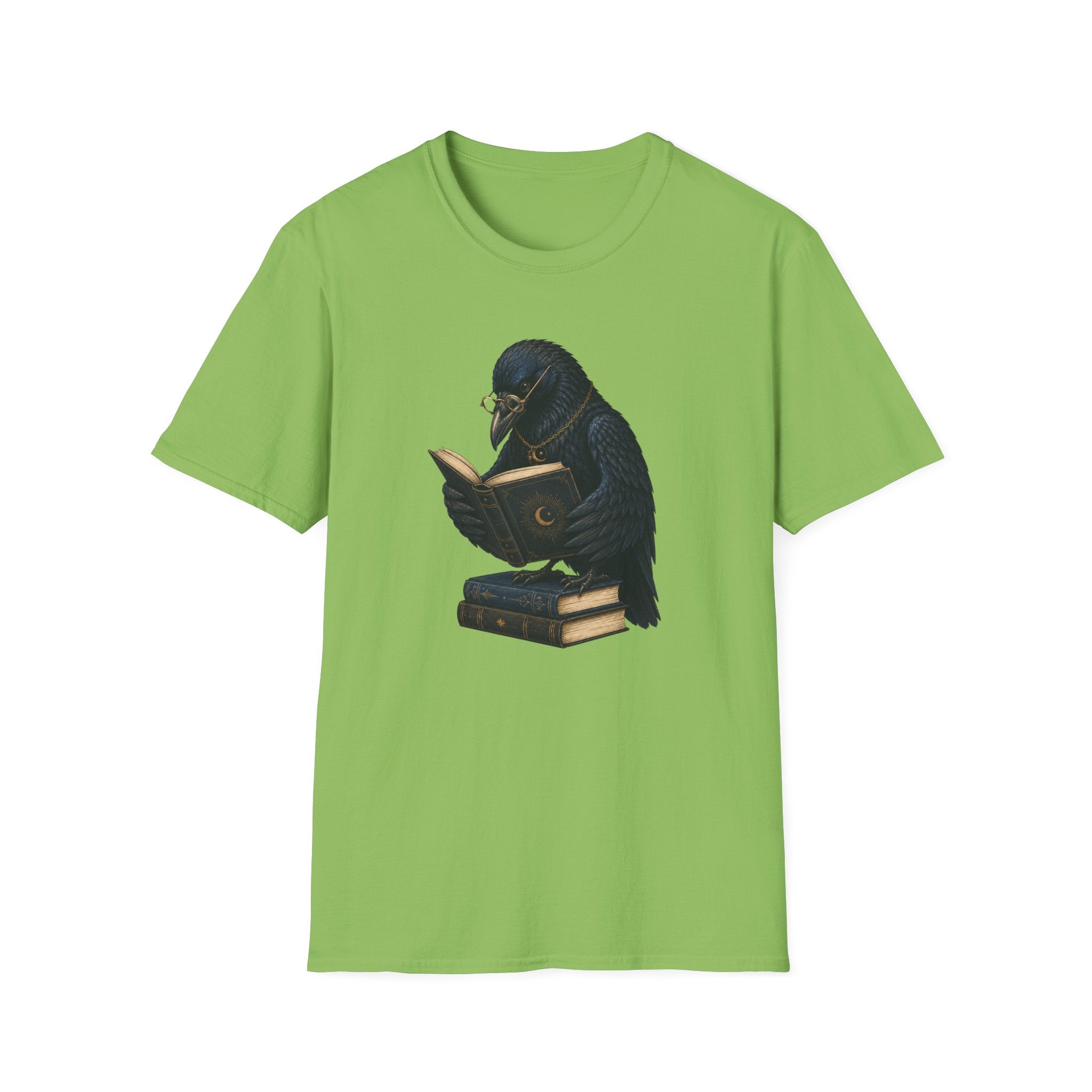 Crow Reading T Shirt