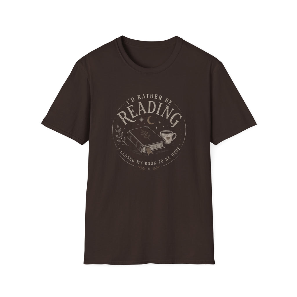 Rather Reading T Shirt