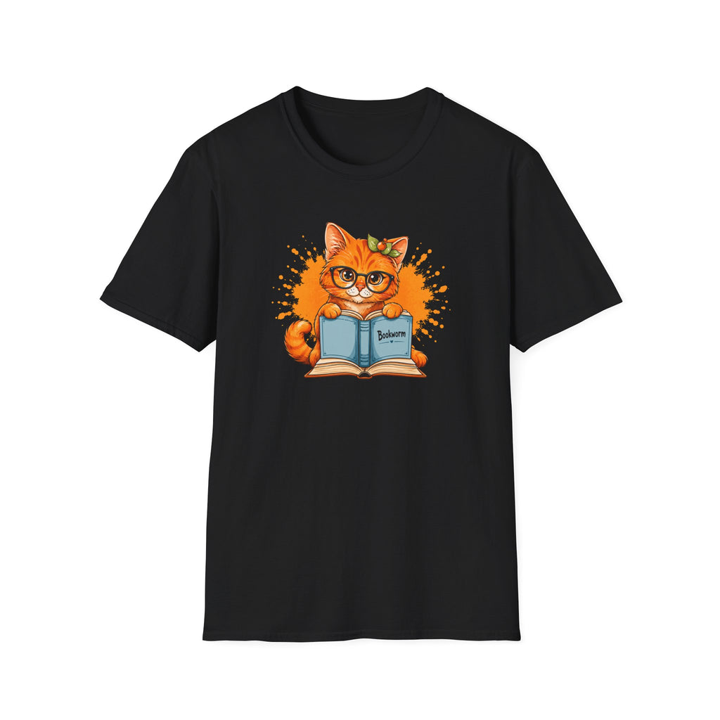 Bookworm Cat T Shirt