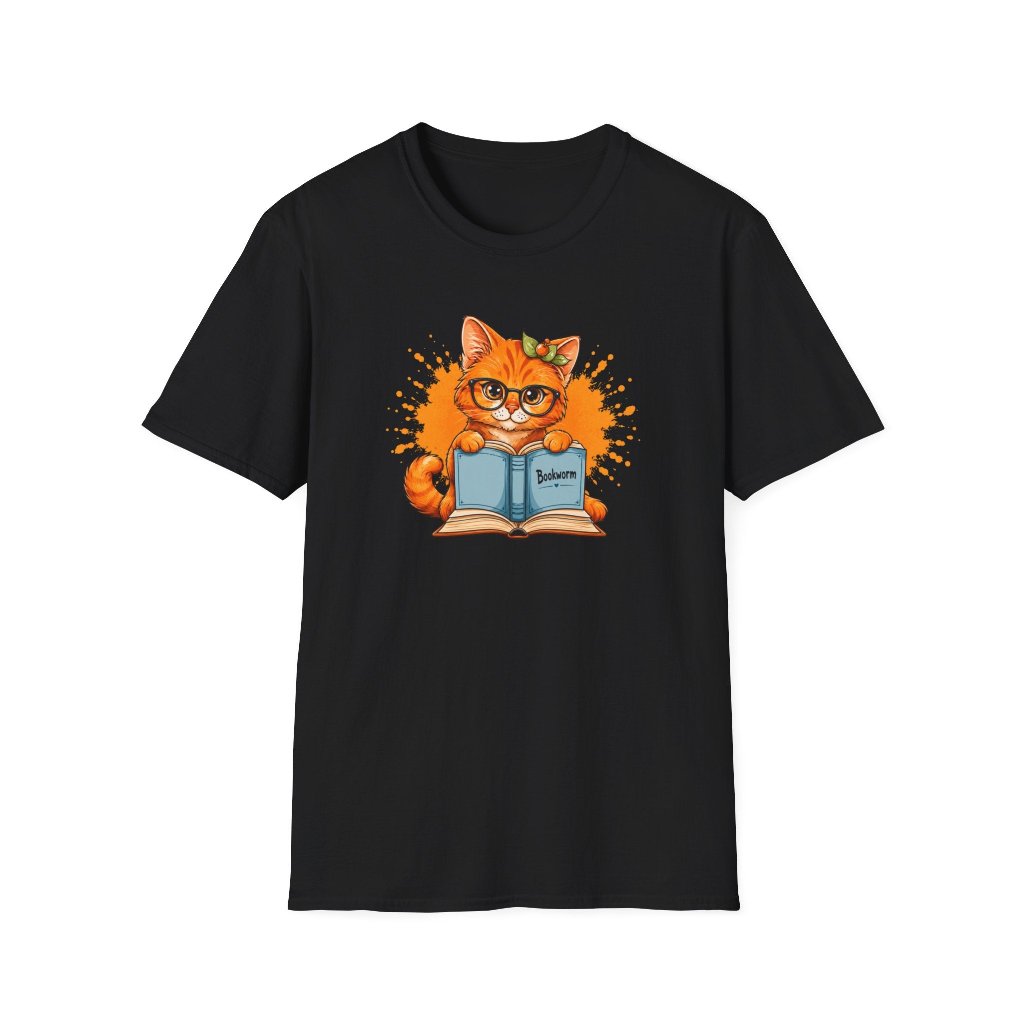 Bookworm Cat T Shirt