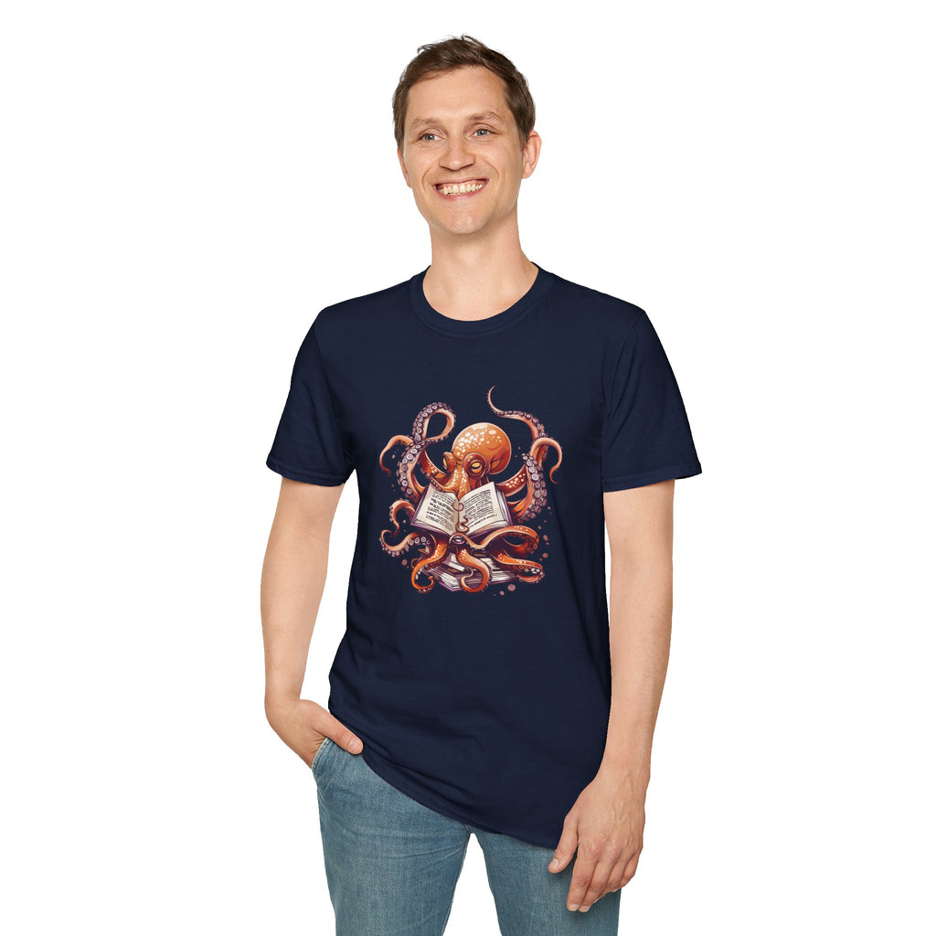 Reading Octopus T Shirt