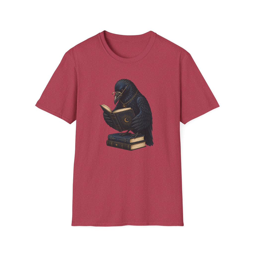 Crow Reading T Shirt