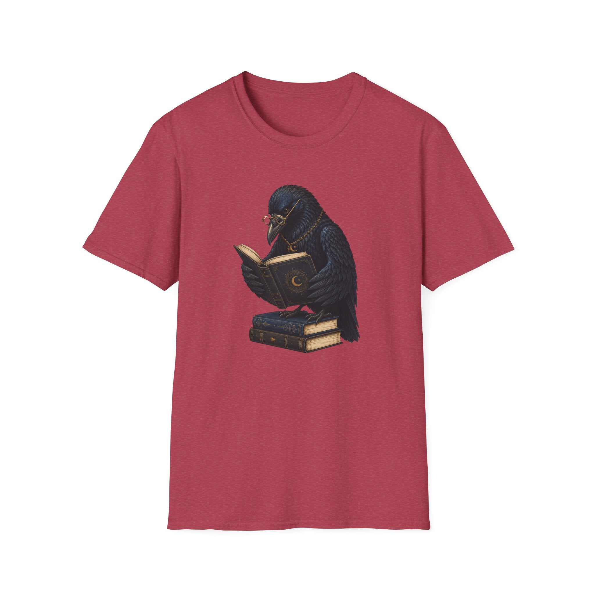 Crow Reading T Shirt