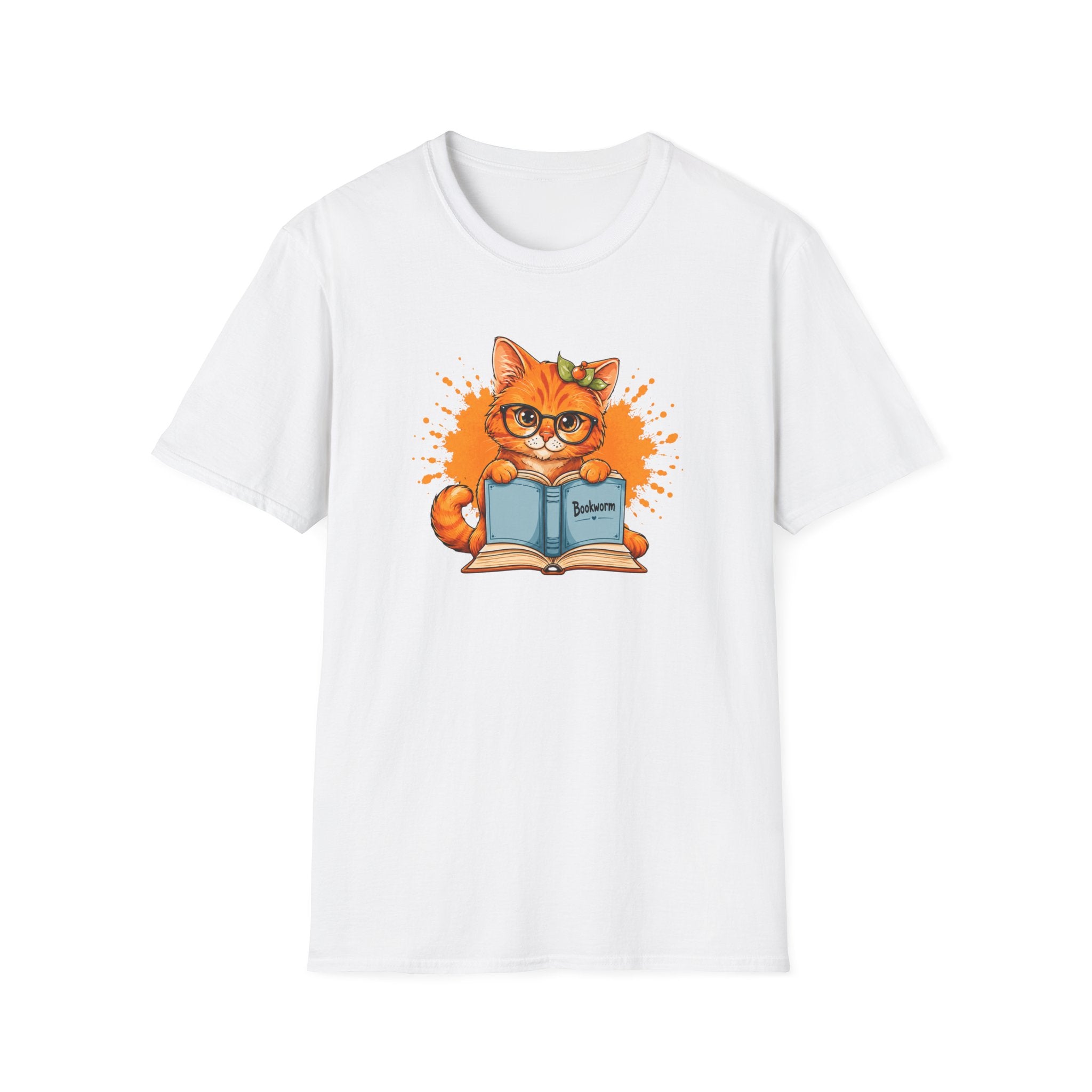 Bookworm Cat T Shirt
