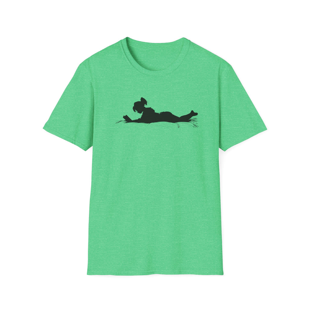 Female Silhouette Reading T Shirt