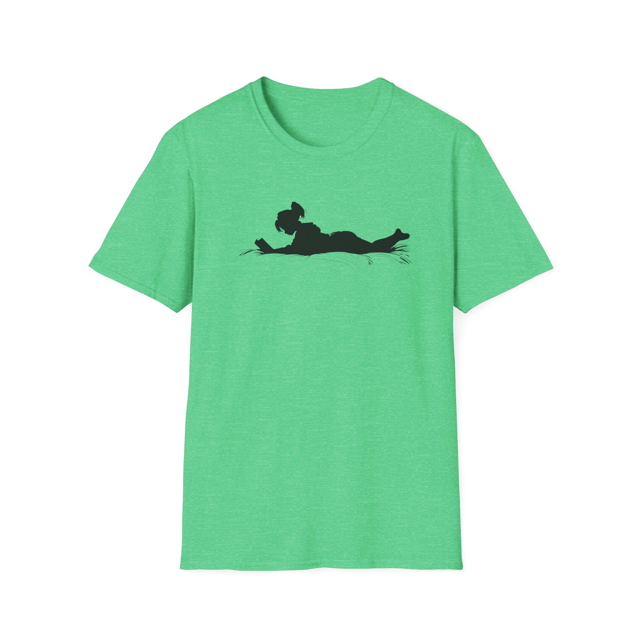 Female Silhouette Reading T Shirt