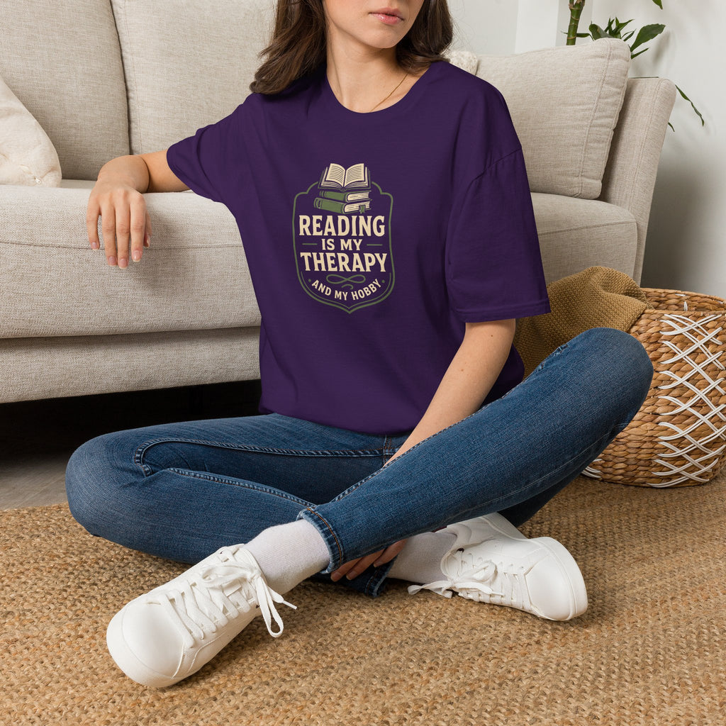 Reading Is My Therapy T Shirt