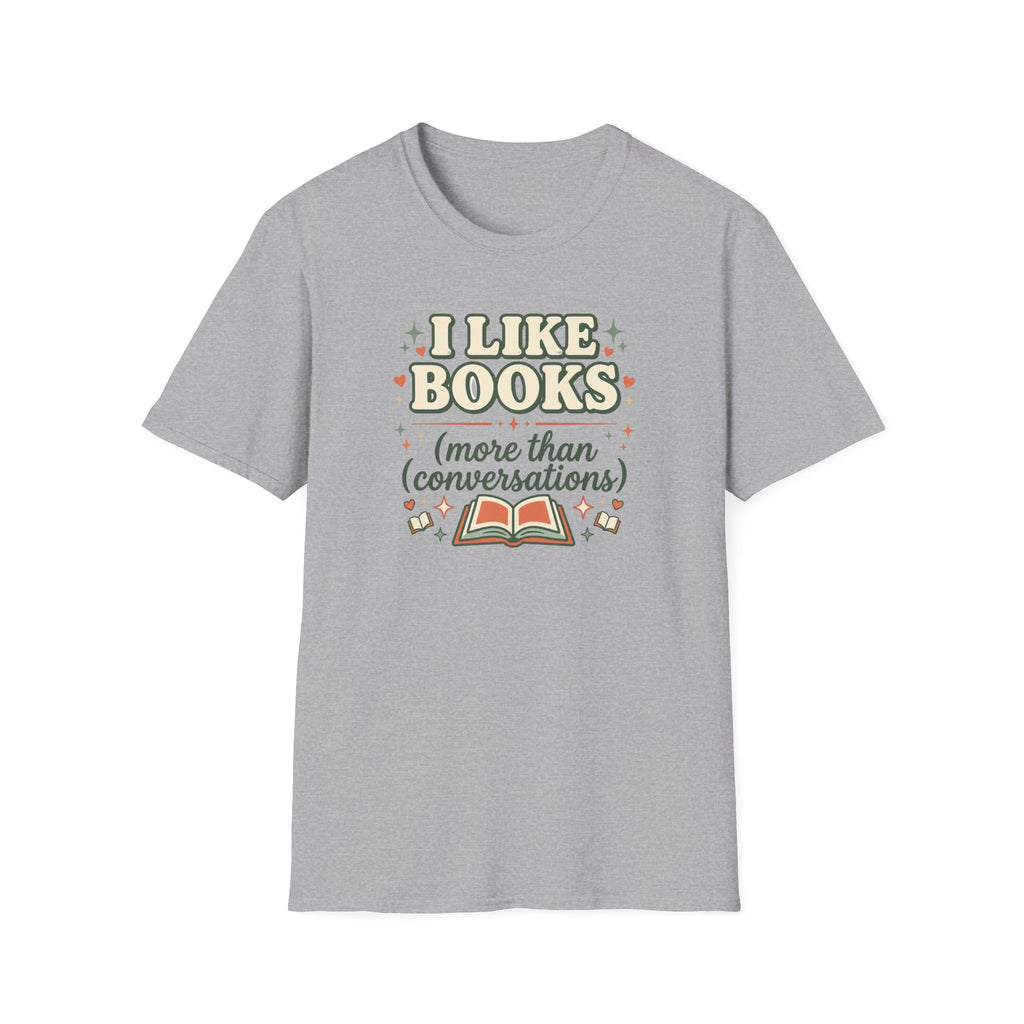 I Like Books T Shirt