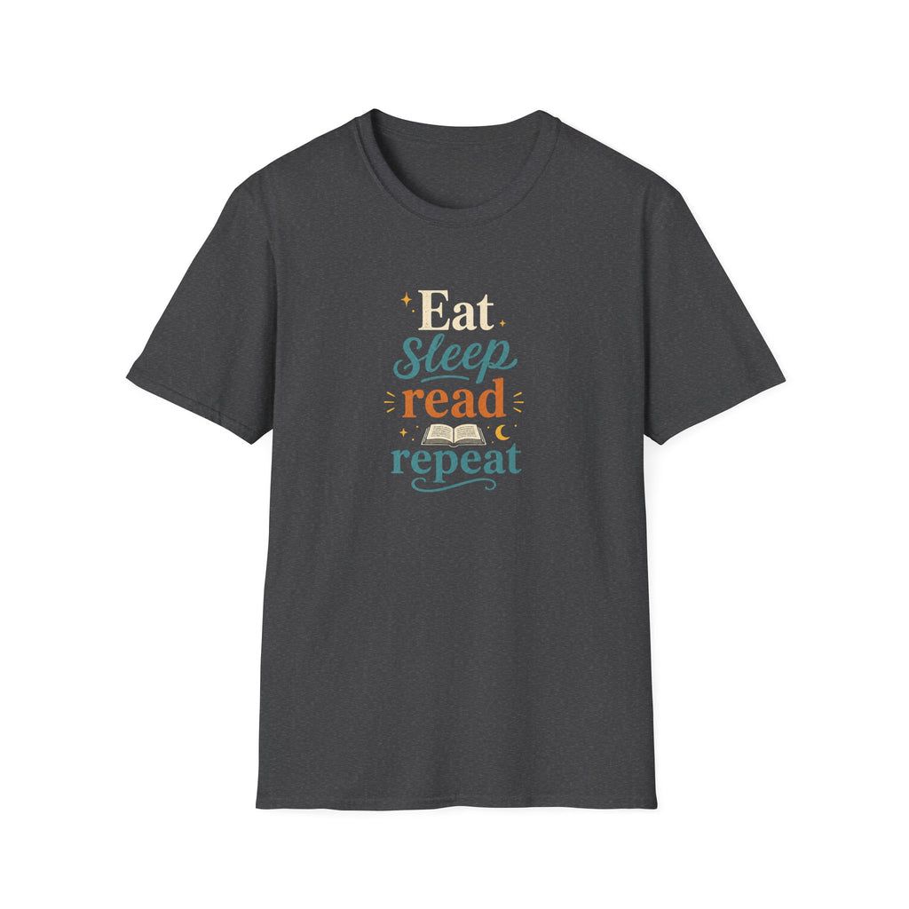 Eat Sleep Read Repeat T Shirt