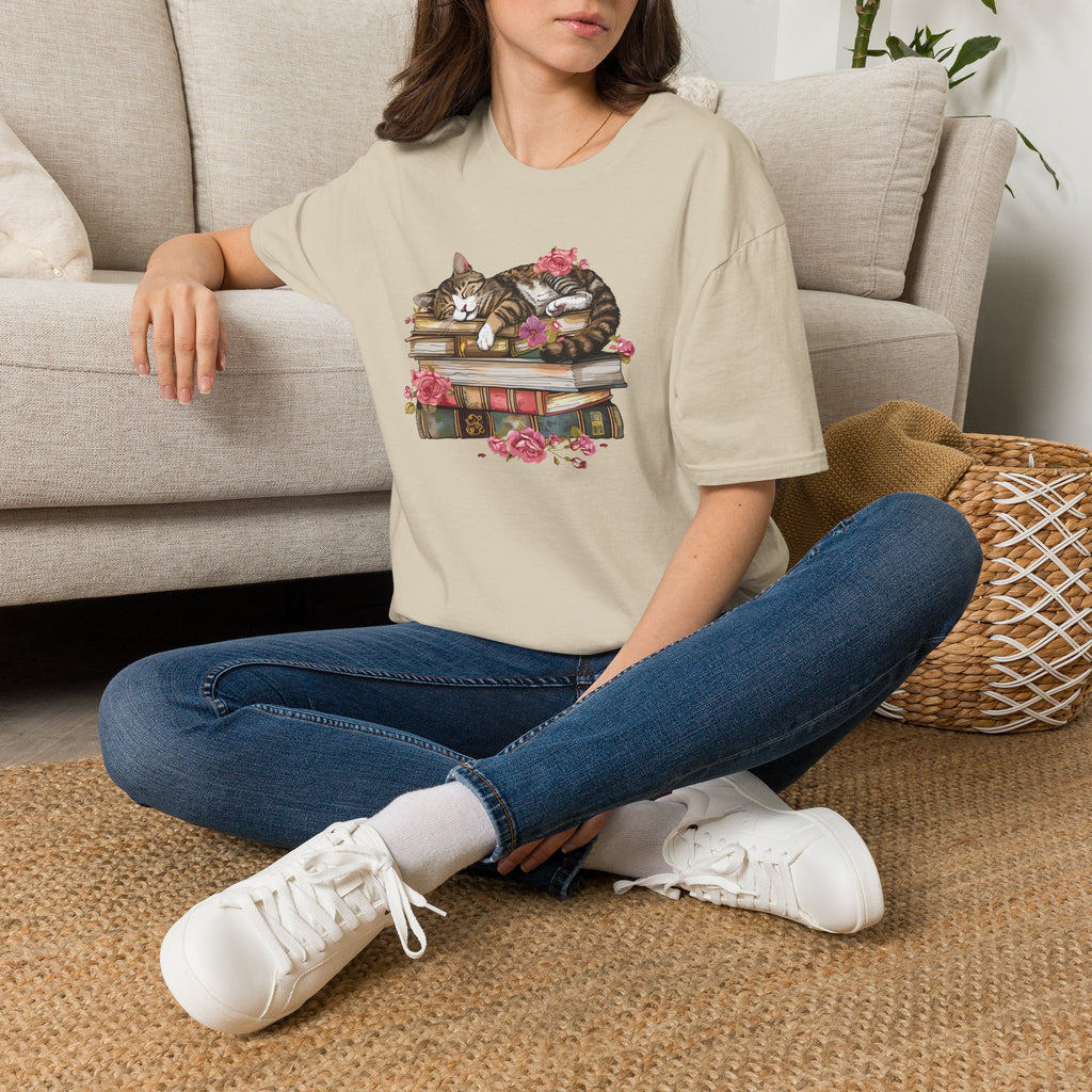 Sleeping Cat T Shirt