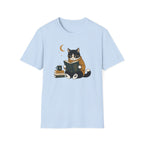 Smart Cat Reading T Shirt