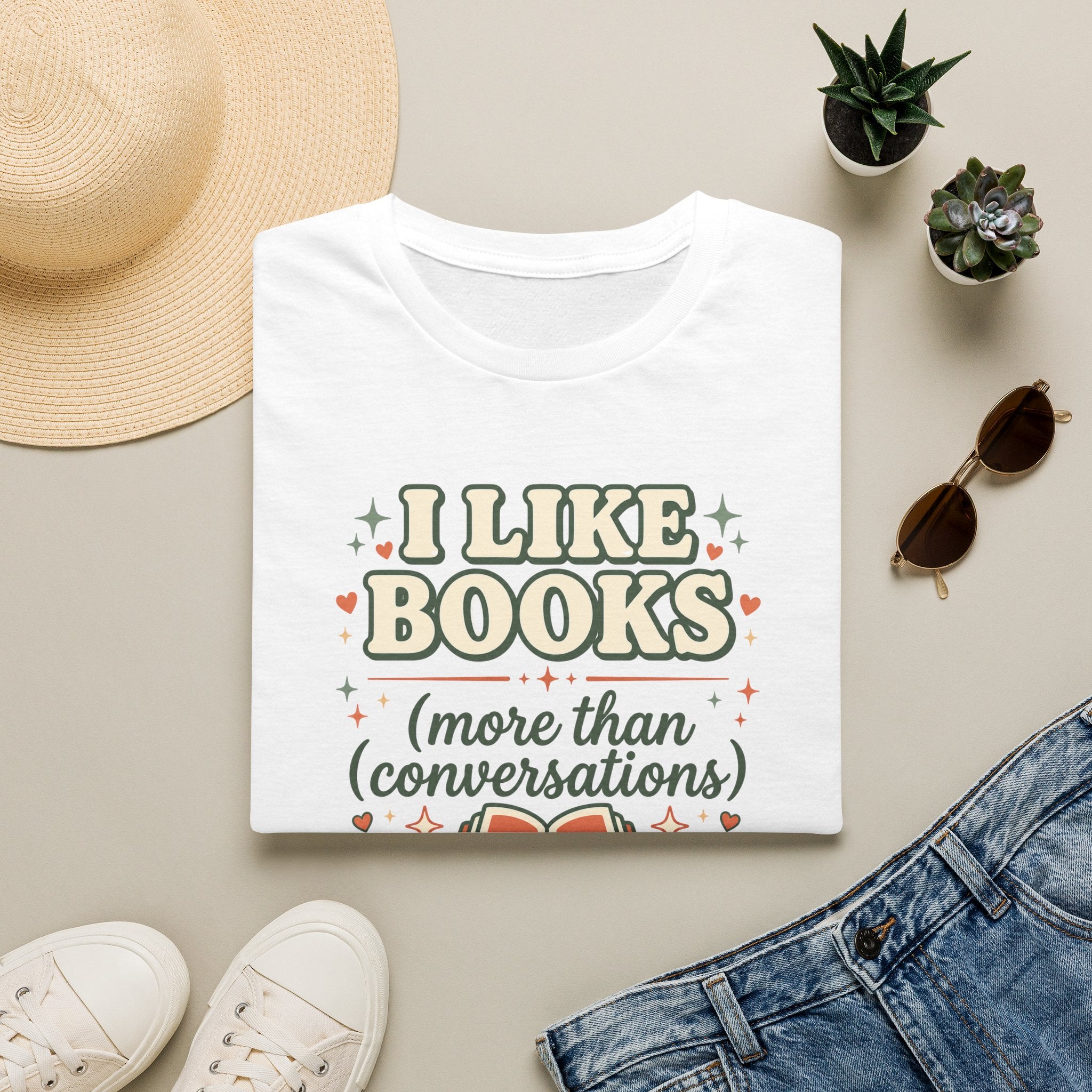 I Like Books T Shirt