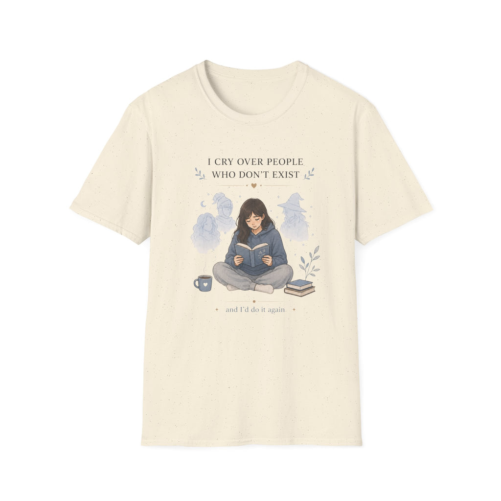 Girl Crying Over A Book T Shirt