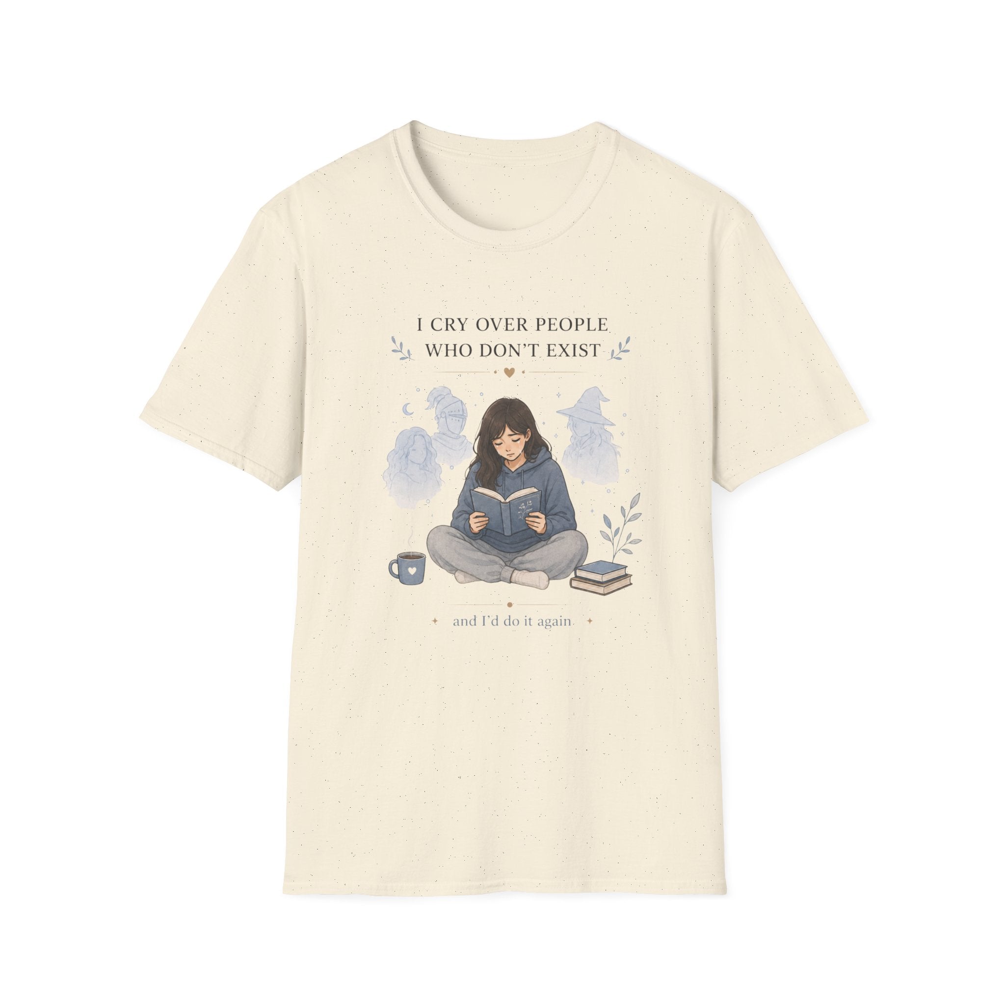 Girl Crying Over A Book T Shirt